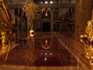 Il Crocifissi visto dall'Altare maggiore