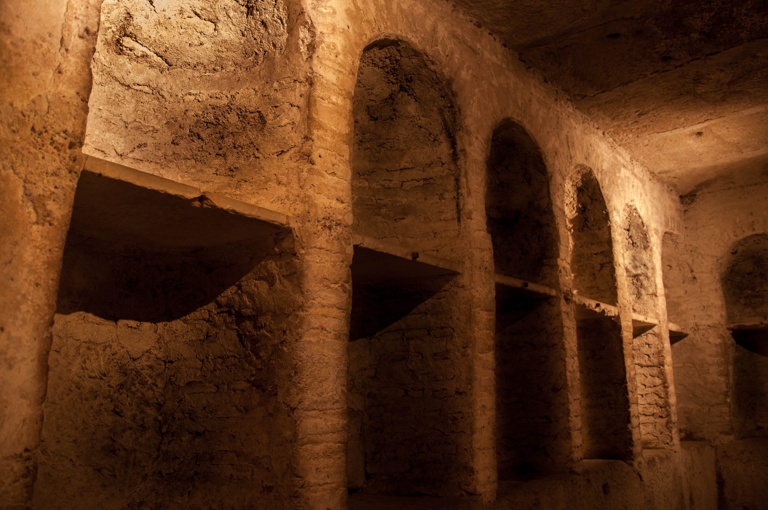 Nichie nella nella Cripta di Santa Cirilla della Basilica Minore di Santa Maria in Cosmedin