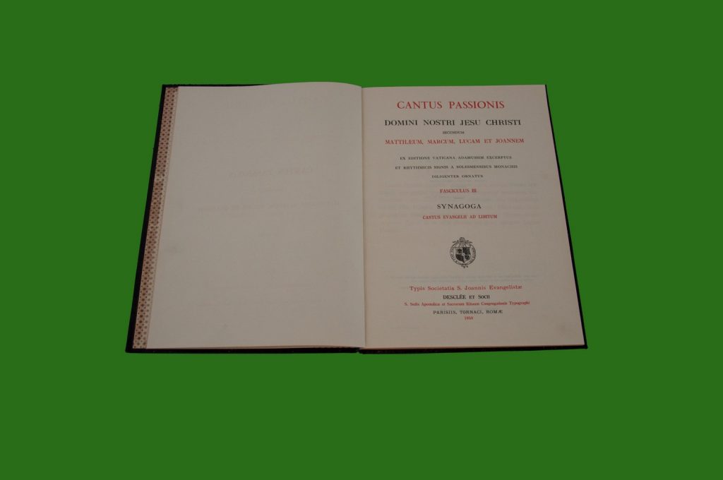 Cantus Passionis Domini Nostri Jesu Christi, secundum Matthaeum, Marcum, Lucam et Joannem | Fasciculus III